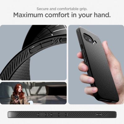 16. Spigen Liquid Air Case for Google Pixel 9A - Matte Black