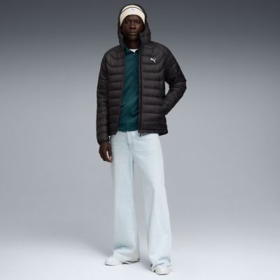 10. Puma Packlite Hooded Down Men's Jacket Black 685221 01