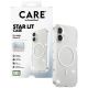 4. CARE by PanzerGlass Flagship Urban Explorer Case w. White MagSafe for iPhone 17 - Clear Glitter