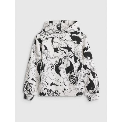 8. Oversized T-shirt with print for girls 4F 4FJRAW25TTSHF3069-90A