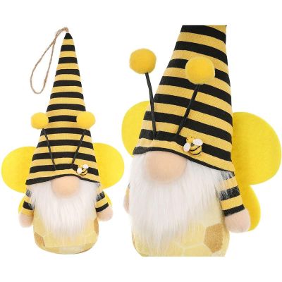6. GNOME YELLOW BEE 20CM PENDANT SPRING DECORATION