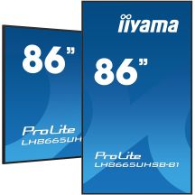 iiyama LH8665UHSB-B1 flat screen, 86 inches, 215.9 cm