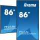 iiyama LH8665UHSB-B1 flat screen, 86 inches, 215.9 cm