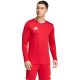 adidas Entrada 26 Long Sleeve Jersey Men's T-Shirt Red KF5847