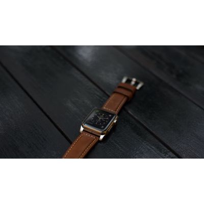 9. Nomad NM1A4RST00 Smart Personal Accessory Band Brown Leather