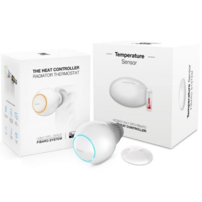 13. FIBARO The Heat Controller Starter Pack Z-Wave Smart Thermostatic Head