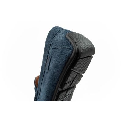 7. Wrangler men's shoes Maifield Suede moccasins, navy blue