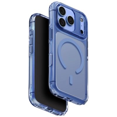 Uniq LifePro Xtreme Magclick Charging Case for iPhone 18 Pro / 17 Pro - Transparent Blue