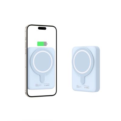 3. Tech-Protect LifeMag PB11 Powerbank with MagSafe 10000mAh 15W USB-C port - blue + USB-C cable