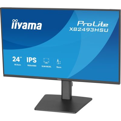 8. iiyama ProLite XB2493HSU-B1 computer monitor 60.5 cm (23.8") 1920 x 1080 px Full HD LED Black