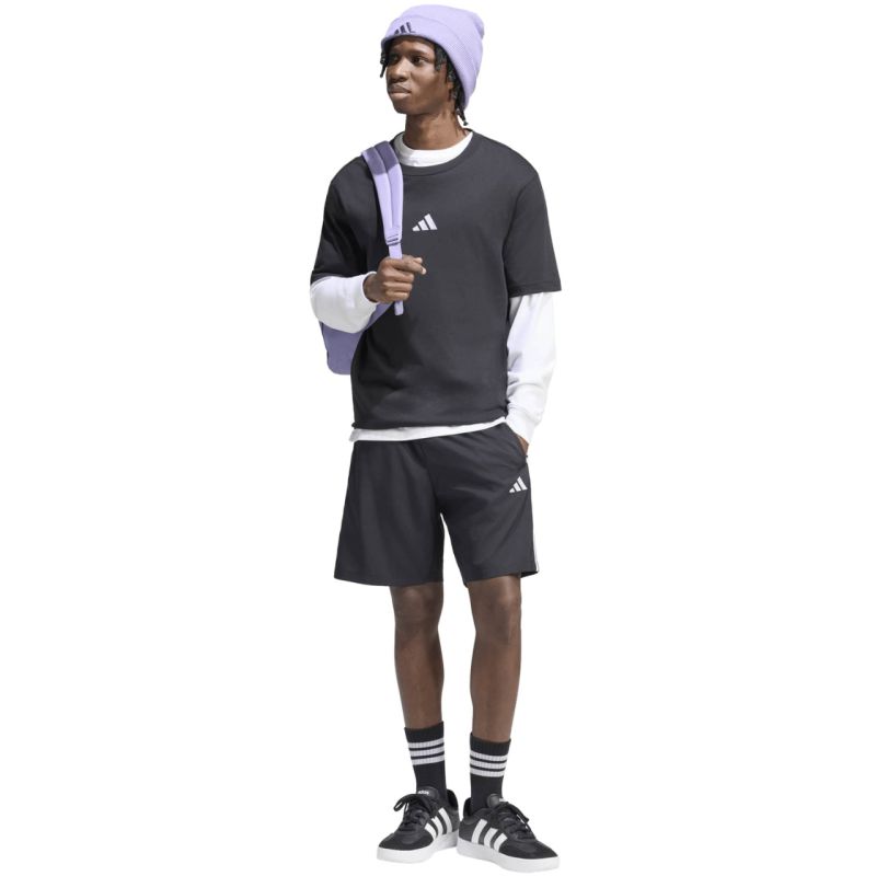 6. Men's adidas Essentials 3-Stripes Chelsea Lite Woven Shorts Black KY6510