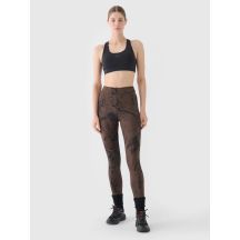 Women's high-waisted leggings 4F 4FWAW24TTIGF193-90A