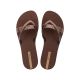 2. Ipanema Kirei women's flip-flops, fashionable and comfortable, brown for the beach