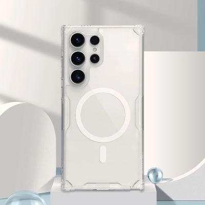 21. Nillkin Nature Pro armored case with a magnetic ring for Samsung Galaxy S24 Ultra - white