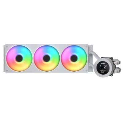 4. COUGAR CGR-PSDVARGB-W-360 Processor All-in-One Liquid Cooler 12 cm White