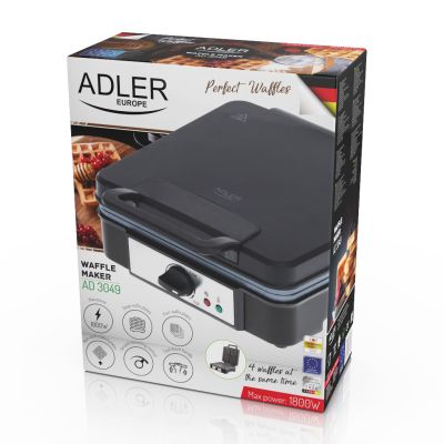15. ADLER AD 3049 waffle maker