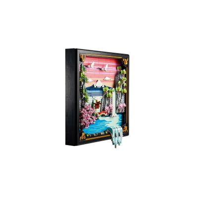 4. LEGO Art 31218 Japanese Landscape with Cherry Blossoms