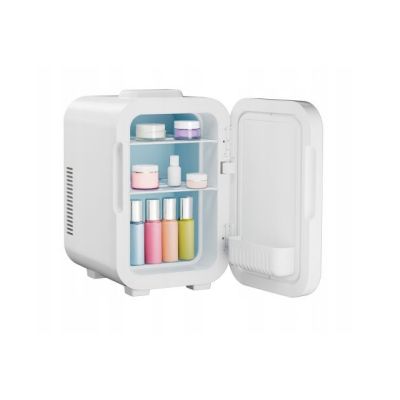 2. Mini fridge with LED makeup mirror ELLE 8L white