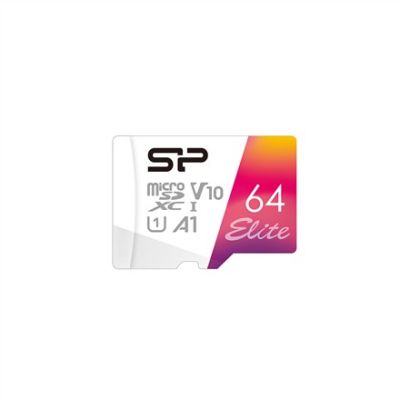 5. Silicon Power microSDXC Elite 64GB CL10 UHS-1/U1 A1