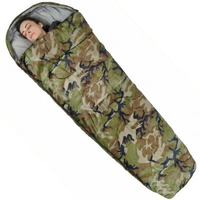 14. CAMO TOURIST SLEEPING BAG 210x80x50CM WITH ENERO CAMP COMPRESSION