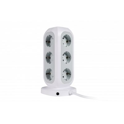 3. Verbatim 49547 11-way power strip for indoor use, White