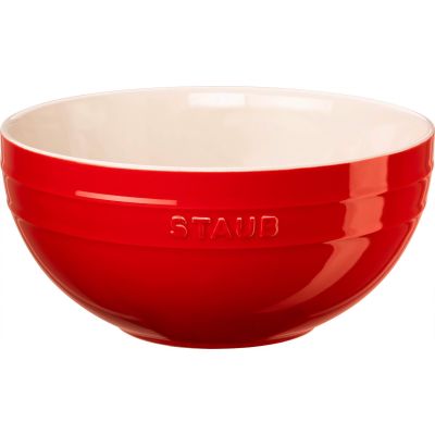 STAUB SERVING Round Bowl 24 cm, Red