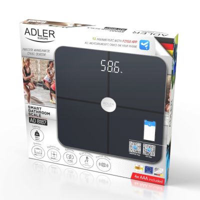 7. ADLER AD 8187b bathroom scale black
