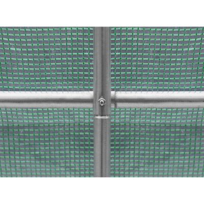 31. GREENHOUSE GARDEN TUNNEL 200x350x200CM PE GREEN STEEL STRUCTURE