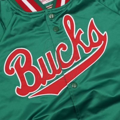 10. Mitchell &amp; Ness NBA Milwaukee Bucks Lightweight Jacket M STJKMG18013-MBUDKGN