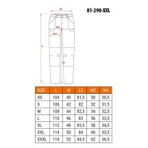 NEO tools 81-290-XXL protective trousers Black