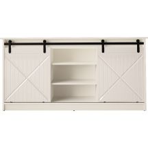 Chest of drawers 160x80x35 GRANERO white/white gloss