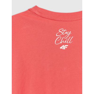 7. Men's regular printed T-shirt 4F 4FRSS26TTSHM4304-63S