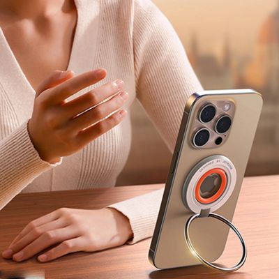 9. Joyroom JR-ZS383 MagSafe magnetic phone holder - orange