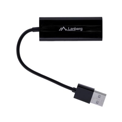 5. Lanberg NC-0100-01 network card (USB 2.0; 1x 10/100Mbps)