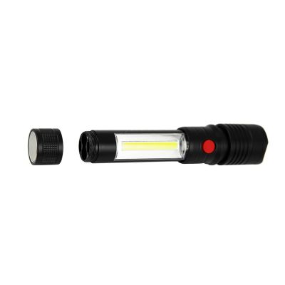 13. ESPERANZA ALUMINUM FLASHLIGHT WITH SIDE LIGHT COB APATE EOT069
