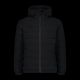 8. CMP men's winter sports jacket with hood, insulated, black (34K0167/U901)