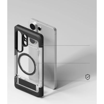 7. Ringke UX Magnetic MagSafe Case for Samsung Galaxy S26 Ultra - Clear Black