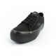 12. Lee Cooper women's sports shoes fabric platform sneakers black