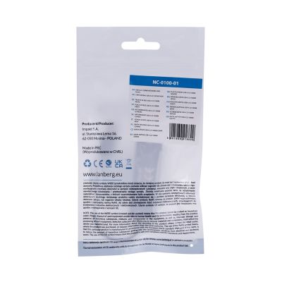 3. Lanberg NC-0100-01 network card (USB 2.0; 1x 10/100Mbps)