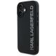 2. Karl Lagerfeld HC 3D Rubber Elongated Glitter iPhone 16 Case - Black