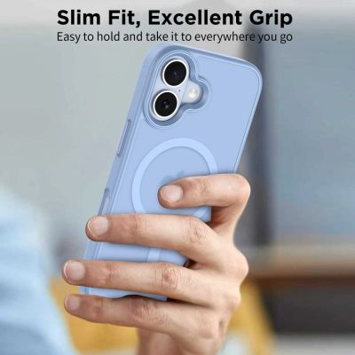 6. Tech-Protect MagMat MagSafe Case for iPhone 17 - Blue\