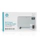 9. Nedis HTCO50WTW Indoor Heater White 2000W Electric Convector Heater