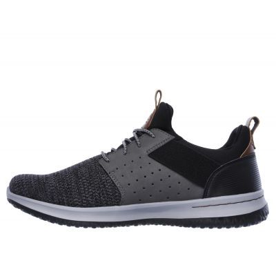 4. Skechers Delson Camben M 65474BKGY shoes