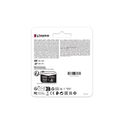 5. KINGSTON microSDXC Canvas 128GB React Plus UHS-II 280R/100W U3 V60 for Full HD/4K