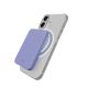 3. Puro Lite Mag TPU+PC Case Compatible with MagSafe for iPhone 17 - Transparent with Pink Ring