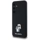 2. Karl Lagerfeld Silicone Karl&Choupette Metal Pin case for Samsung Galaxy A35 - black