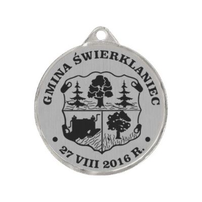 Metal Medal with Engraving on Laminate