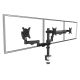 28. MACLEAN 3-Monitor Mount, Gas Spring, 17"-27", 2-8KG, Black MC-137