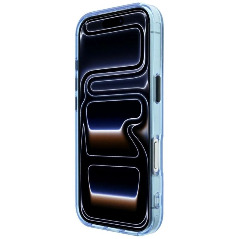 5. BMW M IML Frosted Metal Logo & Trims MagSafe Case for iPhone 17 Pro / 18 Pro - Blue