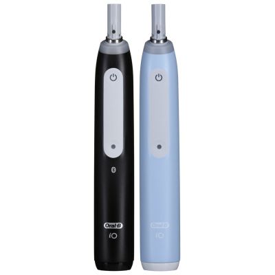 4. Braun Oral-B iO 3 Electric Toothbrush DUO BLACK & BLUE Set